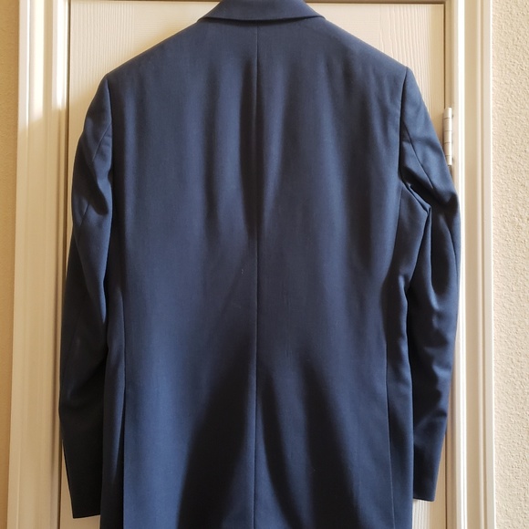 Navy blue Haggar 40 Reg suit & pant 36x30. - Picture 2 of 8